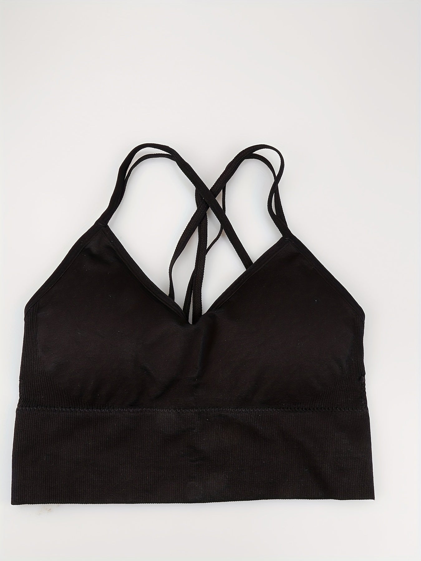 Cross Back Wireless Sports Bra Comfortable Stretchy Intimates