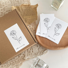 Tulip Sealing Sticker Rose Flower Leaf Self-adhesive Sticker