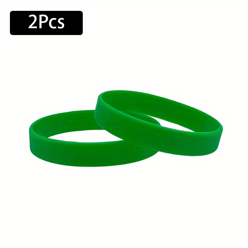 2pcs Silicone Bracelet for Fitness and Sports