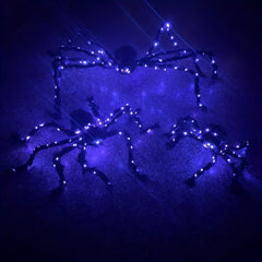1pc Halloween Christmas Glow Spider Decoration Prop Scary Haunted House