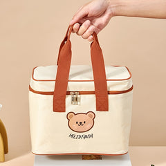 Bear Insulated Bag Aluminum Foil Waterproof Stain-proof Outdoor Picnic