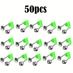 50pcs Plastic Fishing Bell Clips Rod Bite Alarm Ring Outdoor Accessories