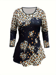 Leopard Print Top & Leggings Set