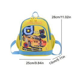 Children's Cartoon Car Lightweight Backpack for Boys and Girls