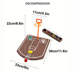 Desktop Mini Basketball Game for Party Drink Games Family Gathering