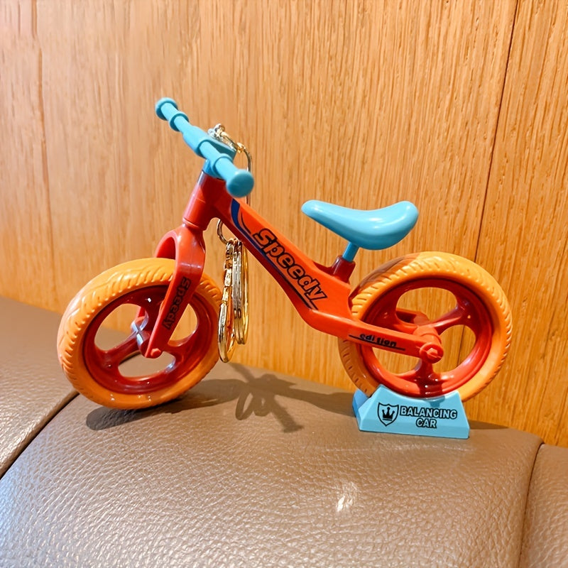 Cartoon Bicycle Keychain Bag Pendant - Fun & Playable