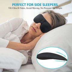 100% Blackout Sleep Eye Mask for Men & Women