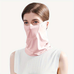 Ice Silky Sunscreen Mask Sunshade Women's UV Protection Neck Cover