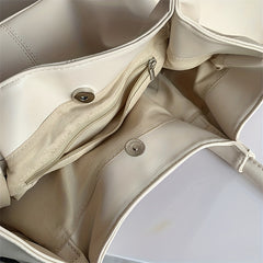 Minimalist Solid Tote Bag All Match Storage Hanmdbag Women's Handbag