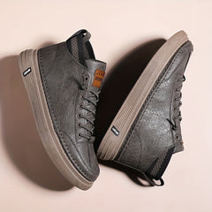 Men's Lace up Sneakers Breathable Walking Shoes