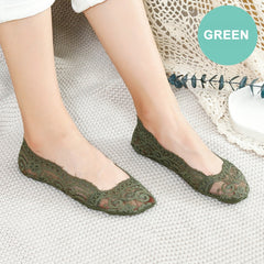 Floral Lace No Show Socks Soft Lightweight Ankle Stockings