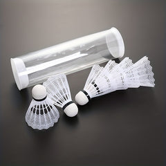 6-Pack Plastic Badminton Balls for Home Training & Fun
