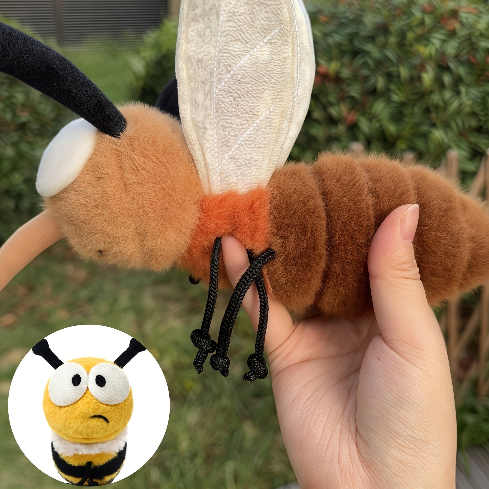 Mosquito and Bee Plush Stuffed Animals Gift Set