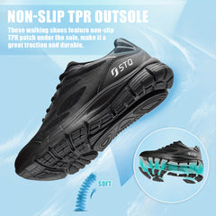 Women's Arch Support Tennis Shoes Lace Up Walking Shoes Non slip Comfort