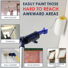 Angled Paint Brush Extension Tool For High Ceilings