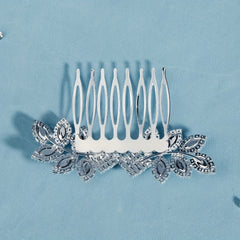 Rhinestone Alloy Hair Comb Head Jewelry for Wedding Prom