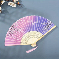 Traditional Style Retro Folding Fan Bamboo Fan Summer Gift For Men