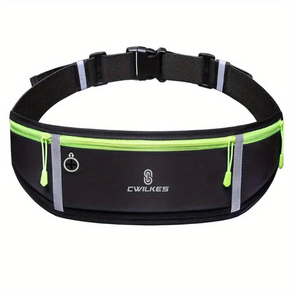 3-Pocket Waterproof Sports Fanny Pack - Phone Storage Bag for Outdoor Activities