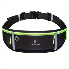 3-Pocket Waterproof Sports Fanny Pack - Phone Storage Bag for Outdoor Activities