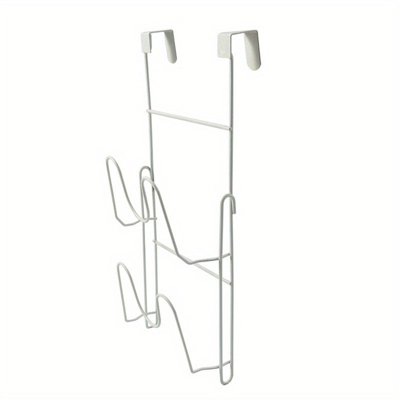 2 Tier Pot Lid Holder Over Cabinet Door Hanging Cutting Board Rack