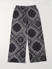 Boho Lounge Bottoms Wide Leg Sleepwear Pants
