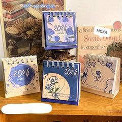 Mini Desk Calendar Decoration Card Student Small Desk Calendar