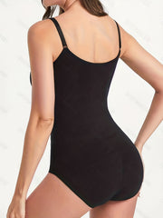 Casual Spaghetti Strap Bodysuit Crew Neck One Piece Bodysuit