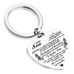Heart Necklace 'I Love You' Stainless Steel Pendant