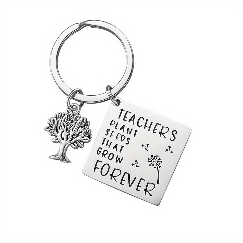 Stainless Steel Teacher's Gift Keychain Graduation For Teachers