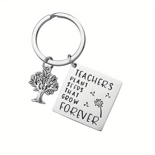 Stainless Steel Teacher's Gift Keychain Graduation For Teachers