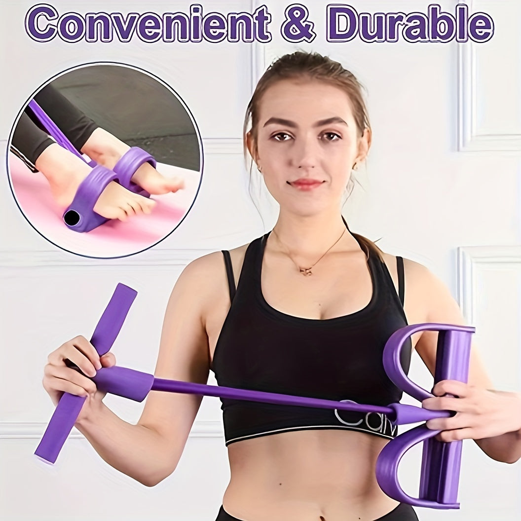 6 Tube Yoga Resistance Band Pedal Puller Elastic Fitness Equipment