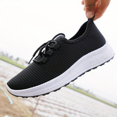 Women's Lace Up Sports Sneakers for Casual Walking