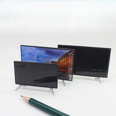 1:12 Scale Plastic TV for Dollhouse Renovations - No Power Needed