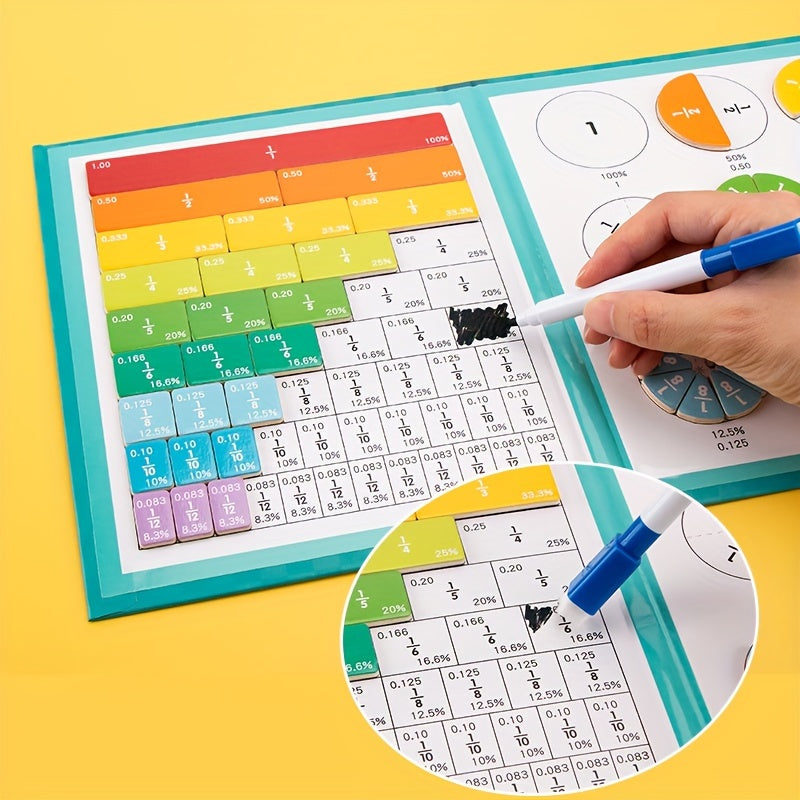 Magnetic Math Toy Workbook, Addition & Subtraction Shapes Puzzle