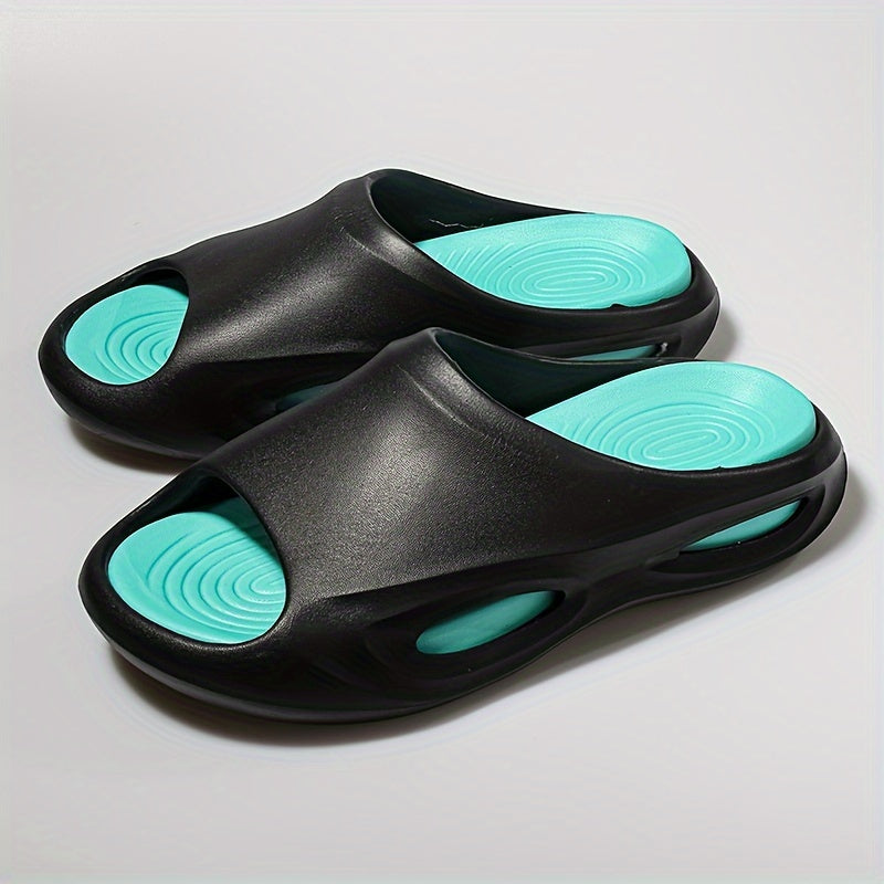 Men's Soft Slides Non Slip Slippers Open Toe Shoes Indoor Outdoor