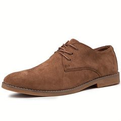 Men's Lace Up Derby Shoes Retro Style for Wedding Party Business