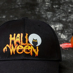 Halloween Owl Print Baseball Cap Unisex Sun Hat