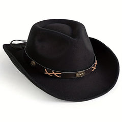 Stylish Unisex Cowboy Hat with UV Protection