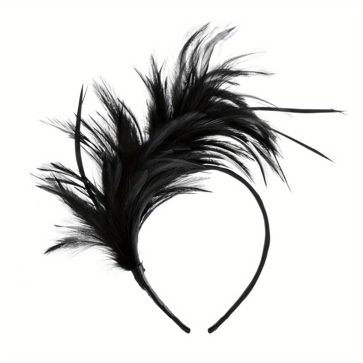 Faux Feather Headband Party Headdress Women's Hair Accessories
