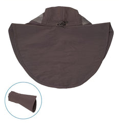 UV Protection Bucket Hat with Neck Protector for Outdoor Activities