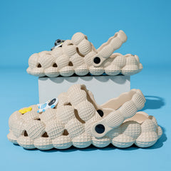 Men's Non Slip Bubble Slides Durable Quick Dry Beach Shoes