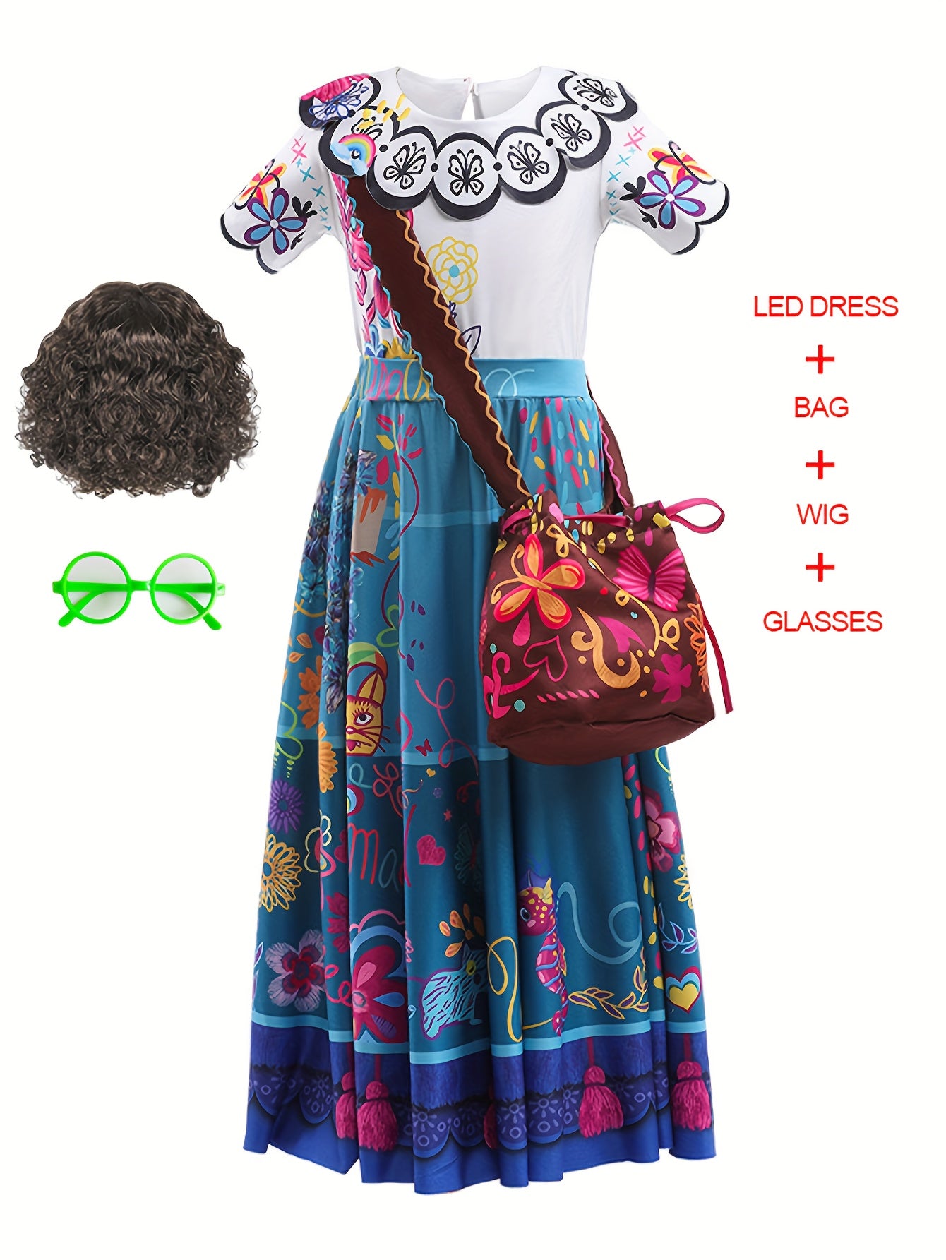 Fun Light Up Costume Flower Fairy Cosplay Dress
