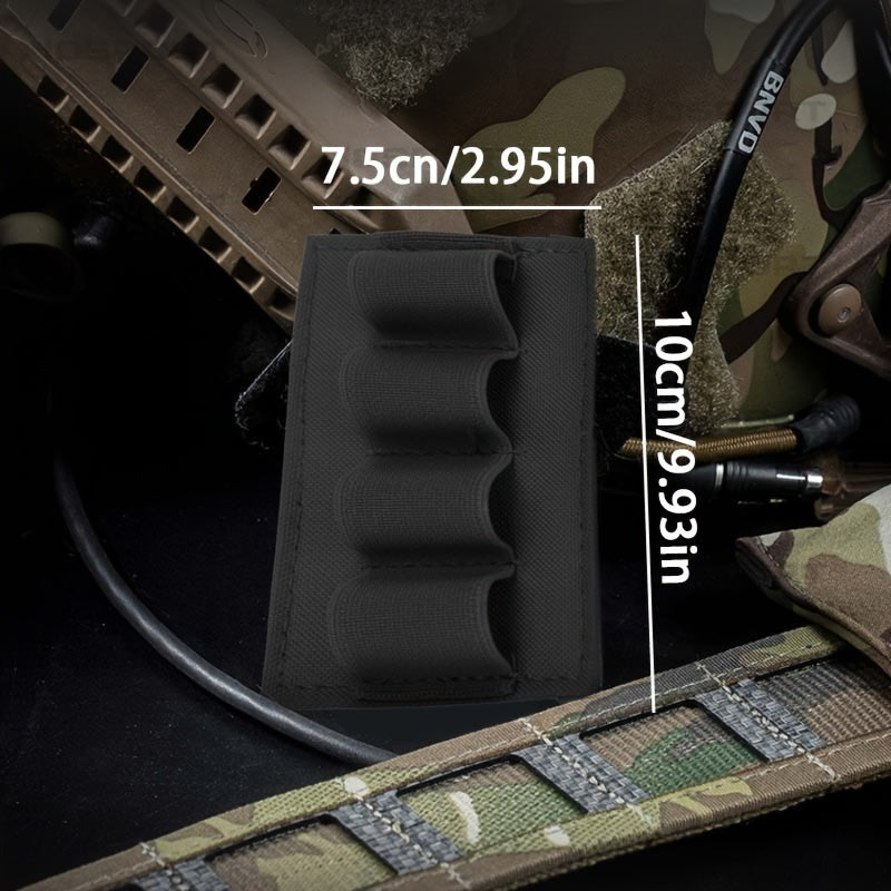 2pcs Ammo Storage Hook And Loop 4-hole Shell Holder