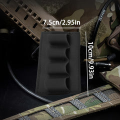 2pcs Ammo Storage Hook And Loop 4-hole Shell Holder