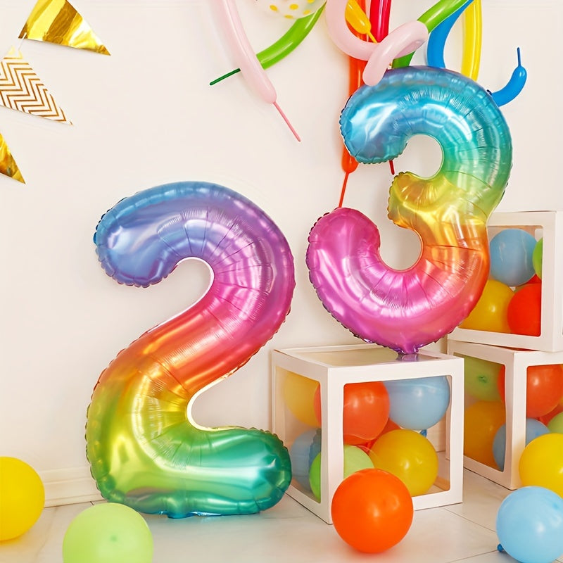 3pcs 32 inch Jelly Colored Foil Balloons for Picnics, Weddings, Holidays
