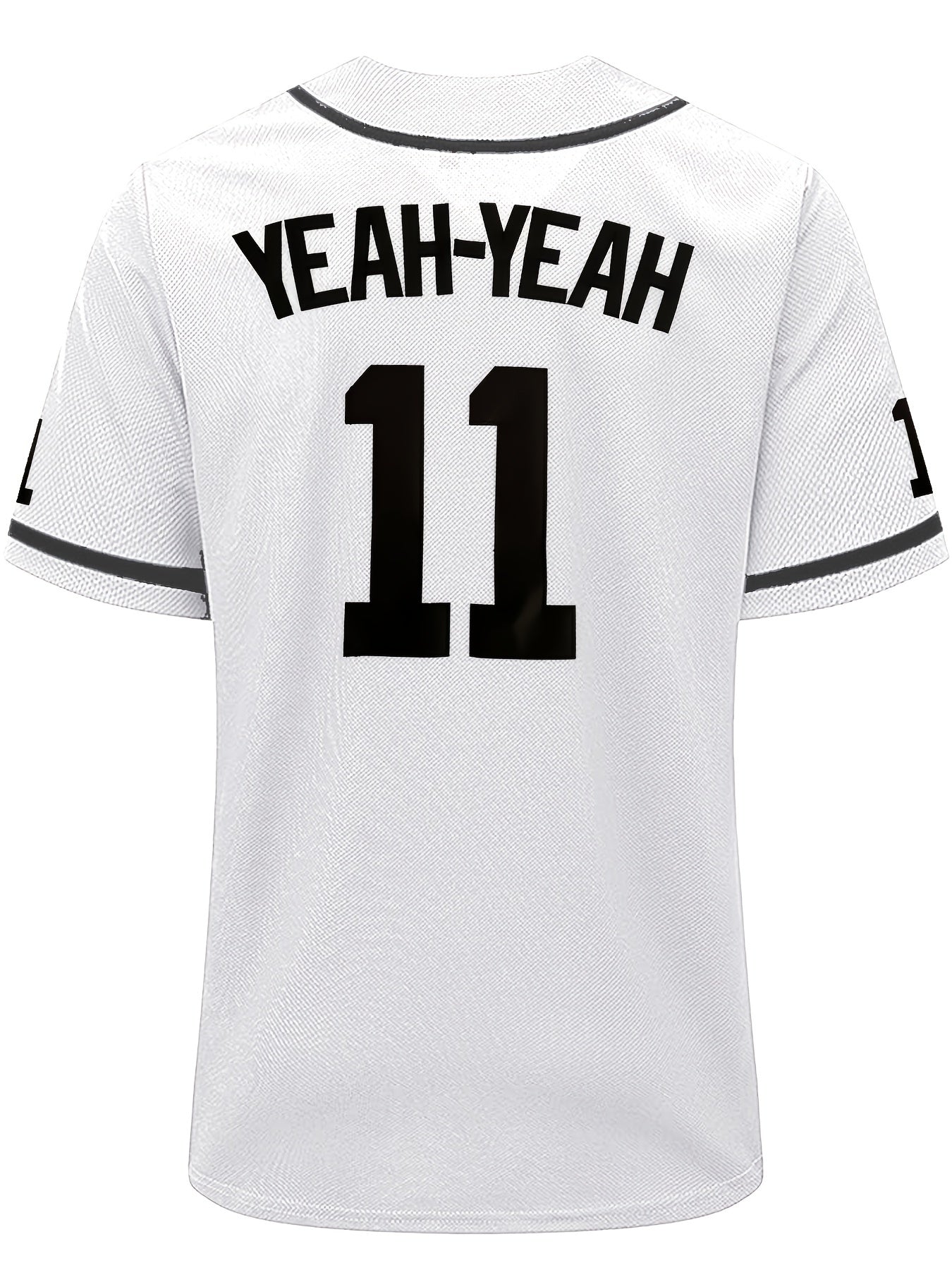 Men's 11 Retro Baseball Jersey Embroidery Butt