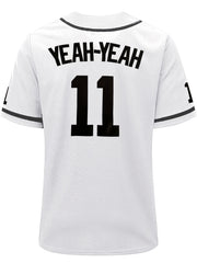 Men's 11 Retro Baseball Jersey Embroidery Butt