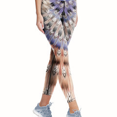 Printed Yoga Pants High Waist Fitness Leggings