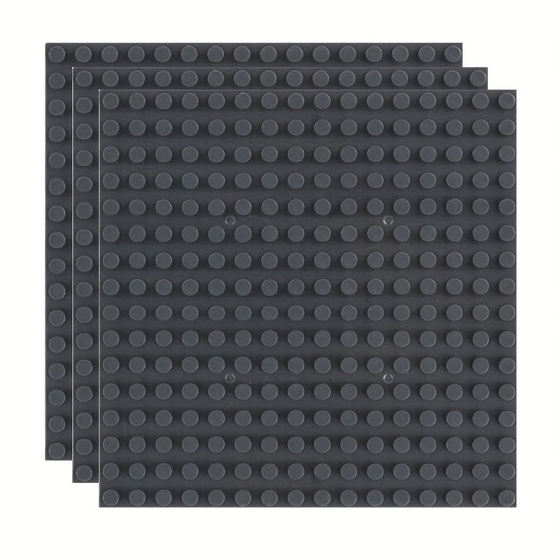 3pcs 16 16 Dots Building Baseplates for Plastic Bricks Toys
