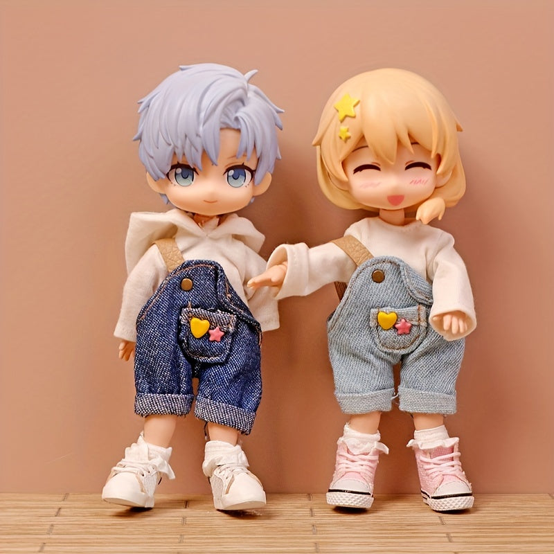 1pc 51cm Doll Costume Jean Overalls for Doll